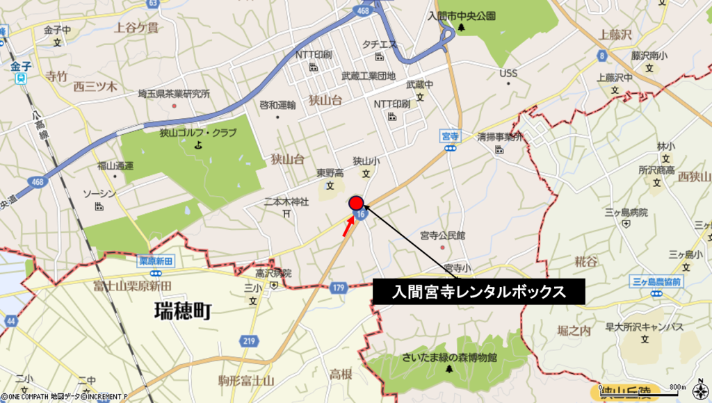 加瀬倉庫　入間宮寺ﾚﾝﾀﾙﾎﾞｯｸｽ