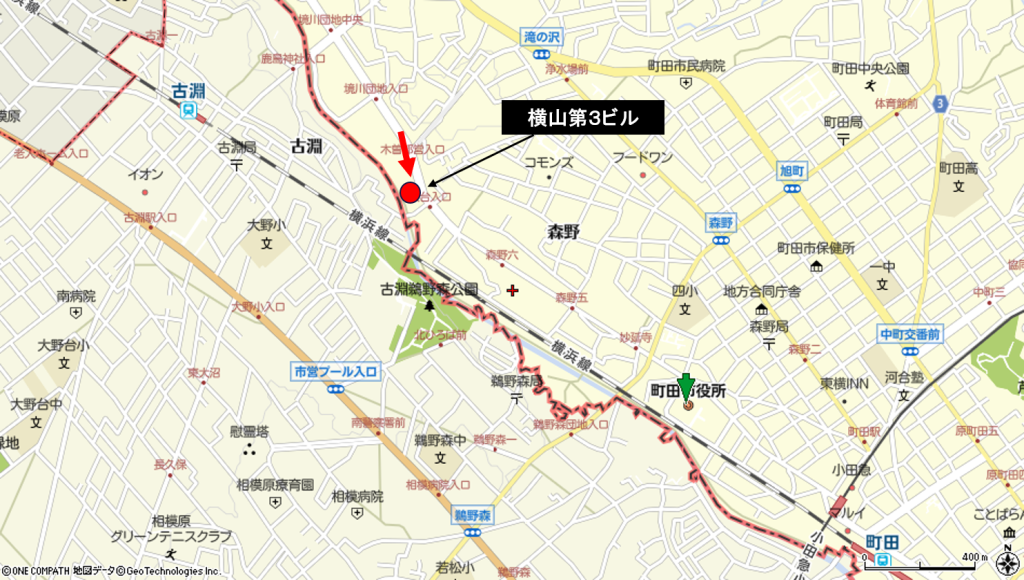 町田駅前通り　横山第３ビル