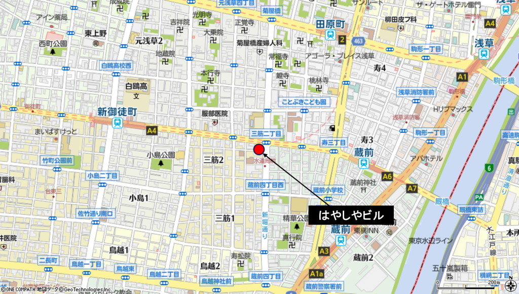 新御徒町　はやしやビル