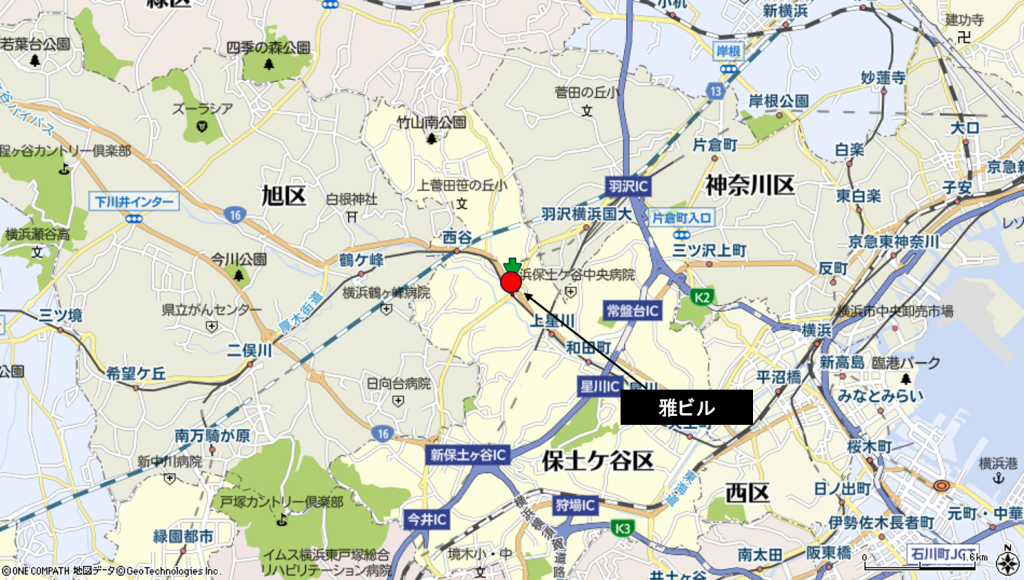 環状２号線　保土ヶ谷　雅ビル